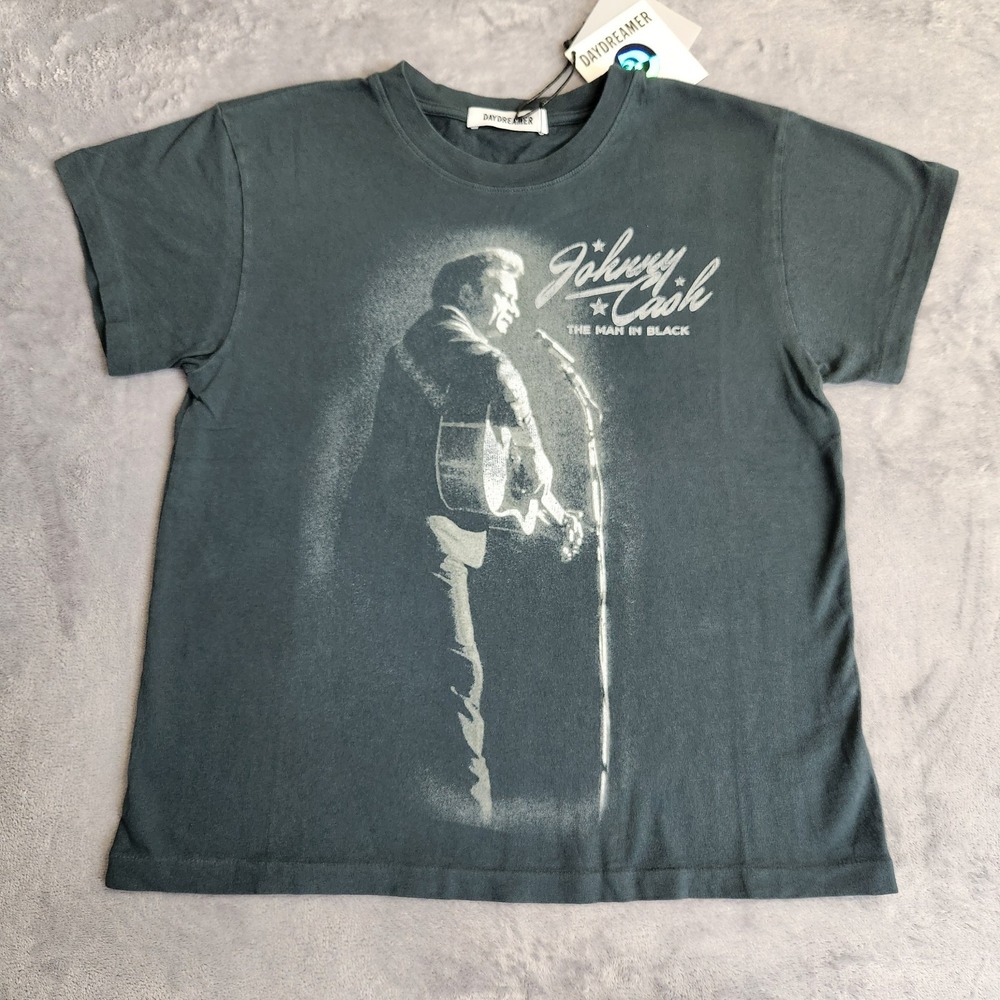 New Daydreamer Johnny Cash Stand My Ground Tee XS shirt Tshirt Cotton Revolve